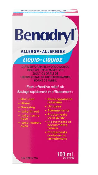 BENADRYL ELIX PDA 100ML