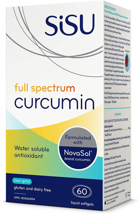 SISU - Full Spectrum Curcumin (NovaSol®) 60 softgel