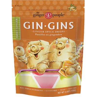 The Ginger People - Gin Gins Ginger Spice Drops - 12 x 100g