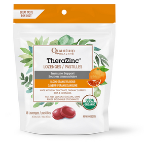 Quantum   Organic TheraZinc Blood Orange 18ct