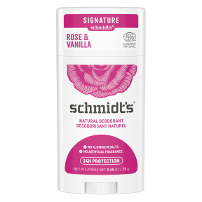 Schmidt's Naturals   Rose + Vanilla Signature Deodorant 75g