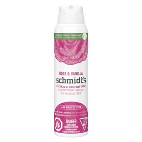 Schmidt's Naturals   Rose + Vanilla Spray Deodorant 91g