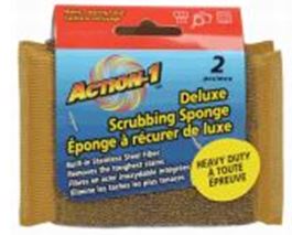 Action 1 - Stainless Steel Scrubbing Sponge