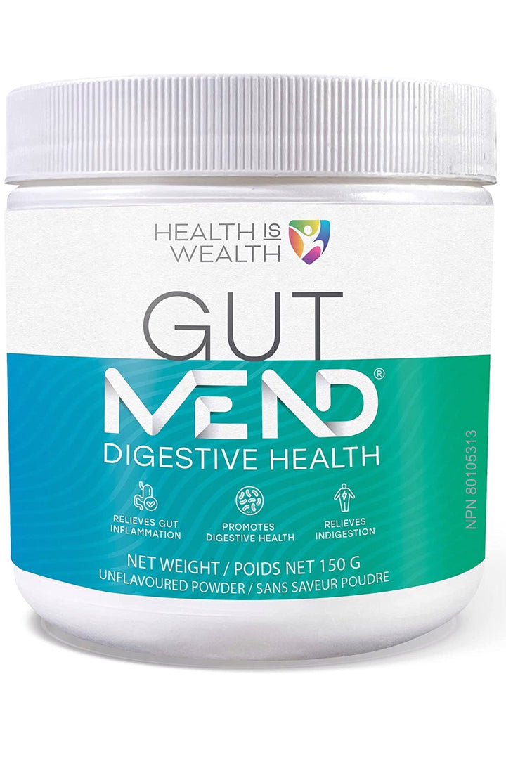 HEALTH IS WEALTH GutMEND - Digestive Health - Unflavoured Powder 150 g