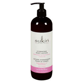 SUKIN_HYDRATING BODY LOTION - BERGAMOT & PATCHOULI_500 mL