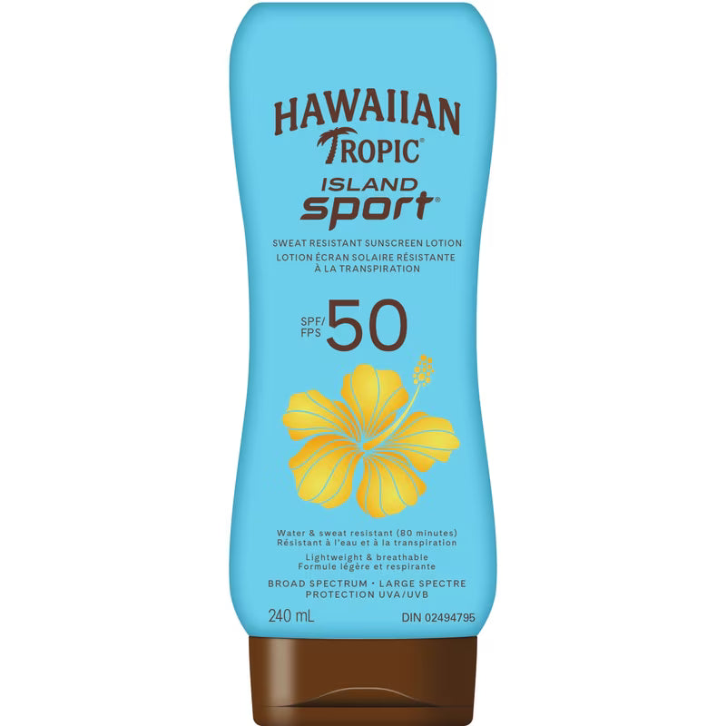 HAWAIIAN TROPIC ISLAND SPORT LOT SPF50 240ML LOTION