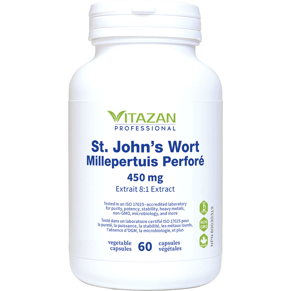 Vitazan St-John’s Wort (450 mg · 8:1 Extract) 60 capsules