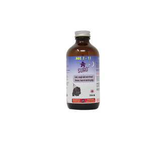 SURO   Elderberry Syrup Nighttime 2-11 236ml