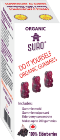 SURO   DIY Organic Elderberry Gummies 118ml