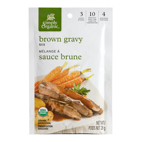 SIMPLY ORGANIC    Gravy Mix, Brown, Organic (sachets)    28g