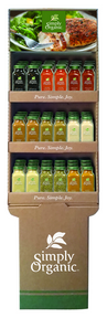 Simply Organic   Bottled Spice Shipper 1disp