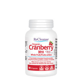 PrairieNaturals   Organic Cranberry 37:1 36 mg PACS   60 V-Caps