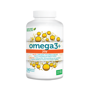 Genuin Health   omega3+ joy, 240 softgels (New Master Case Size)