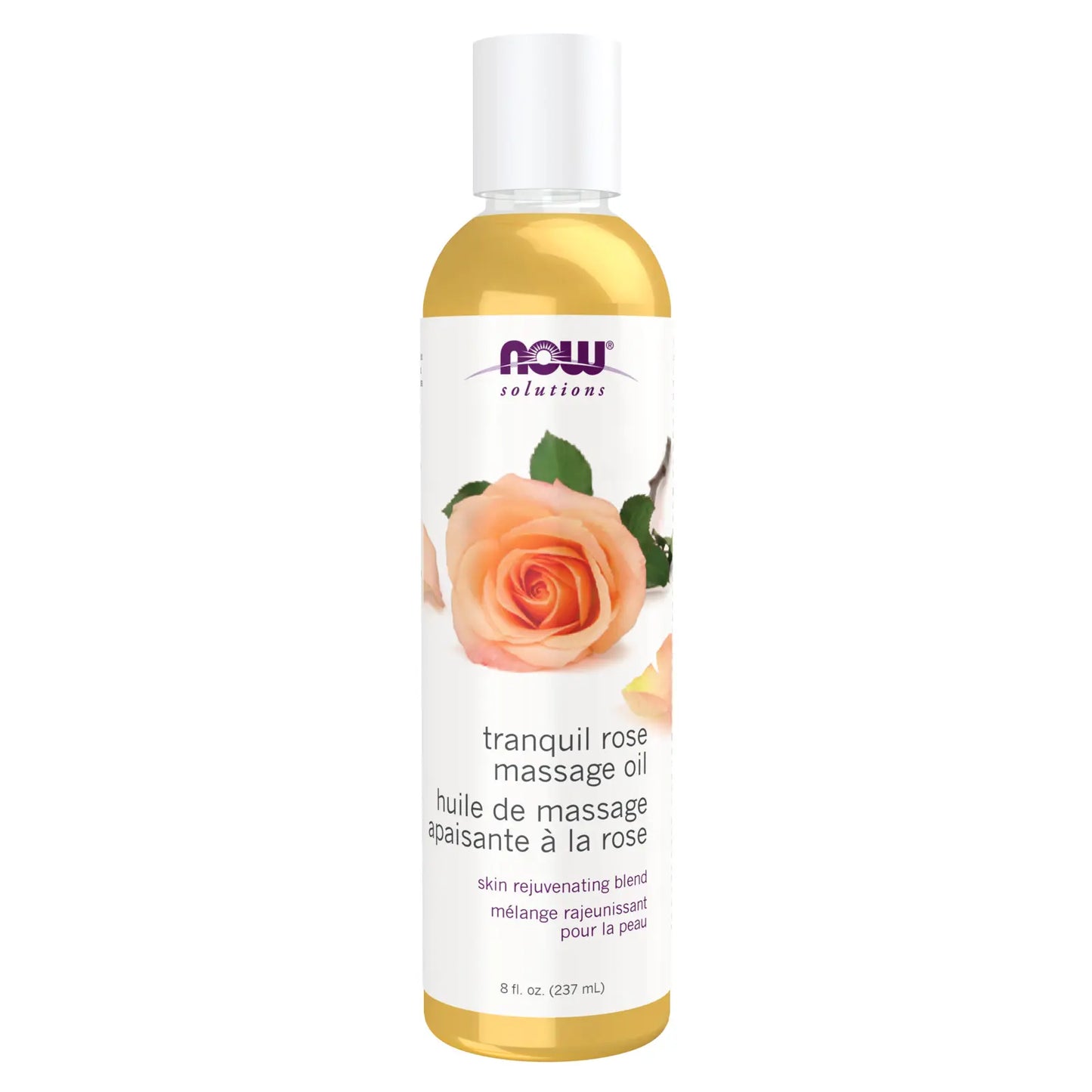 NOW Tranquil Rose Massage Oil 237mL