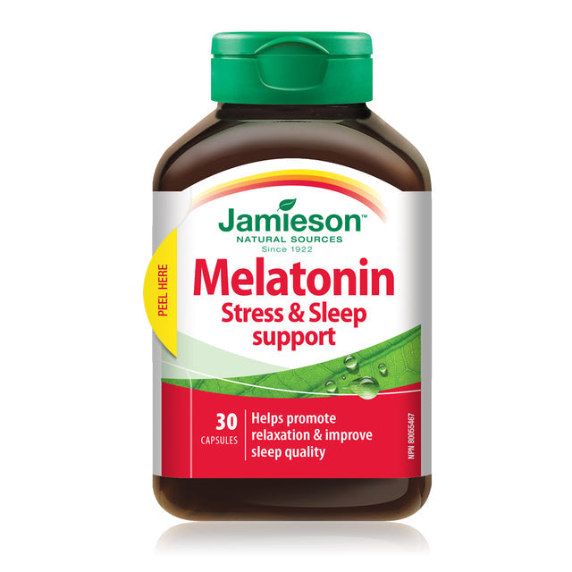 Jamieson JMS Melatonin Stress and Sleep Support 30Caps