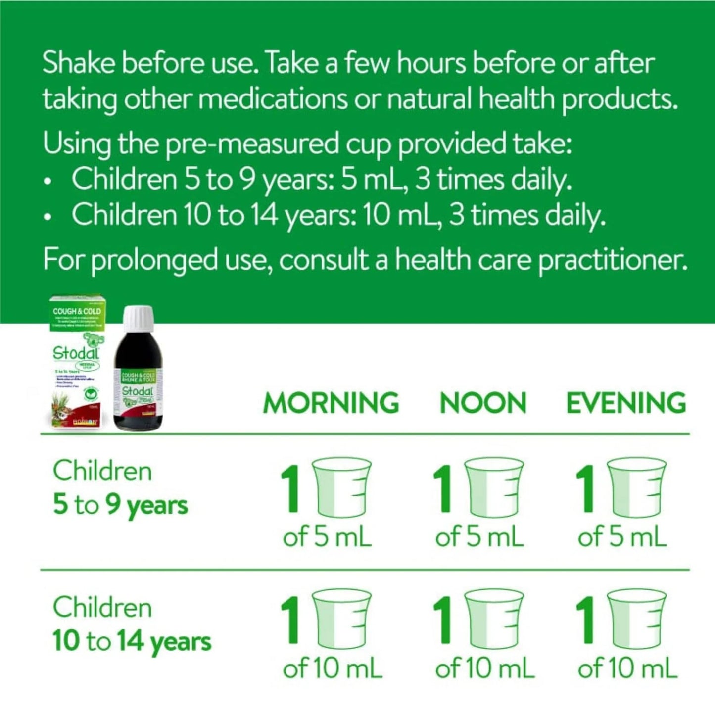 Stodal Herbal Cough Syrup Kids - 150 mL
