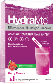 Hydralyte Electrolyte Granules- Berry 12ct