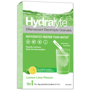 Hydralyte Electrolyte Granules- Lemon Lime 12ct