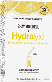 Hydralyte Electrolyte Granules- Lemon Squeeze 12ct