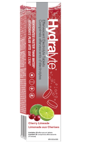 Hydralyte Effervescent Tablets- Cherry Limade 20ct