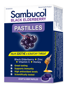 Sambucol® Black Elderberry Pastilles 20ct