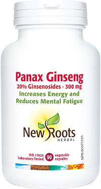 NEW ROOTS Panax Ginseng 20% Ginsenosides · 300 mg 90 capsules