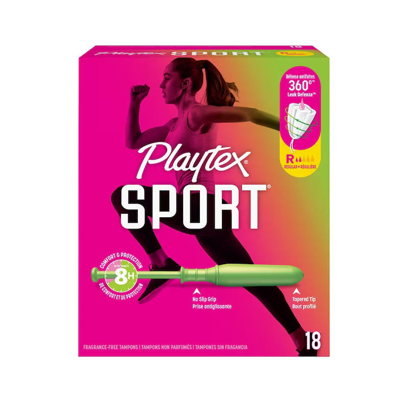 PLAYTEX TAMPON SPORT UNS RG 18