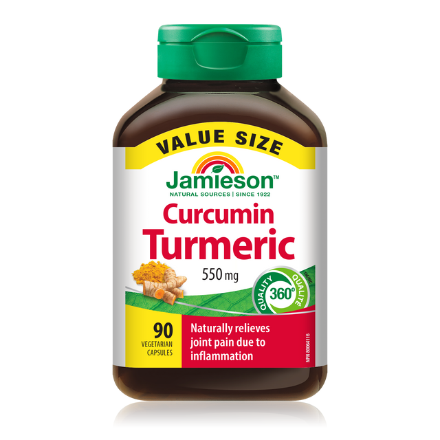 Jamieson JMS Curcumin Turmeric 550mg 90's 90Capsules