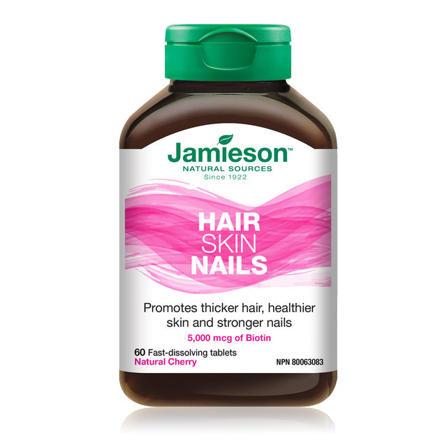 Hair Skin Nails - Natural Cherry 60-Tablet