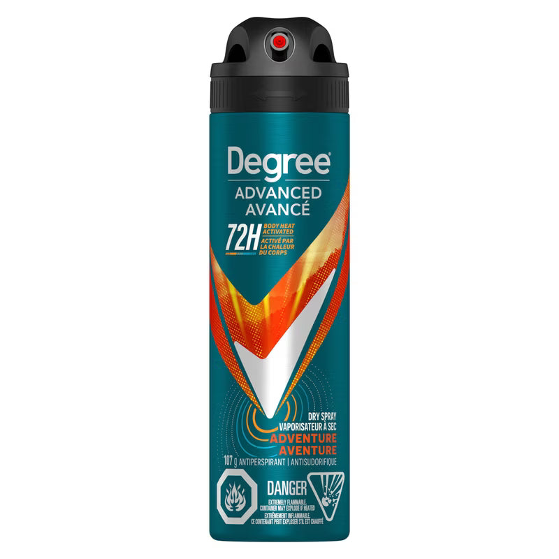 DEGREE MEN ANTIPERSPIRANT ADVENTURE 107G AEROSOL