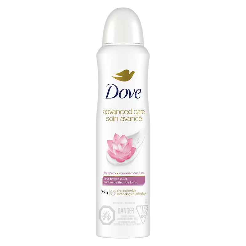 DOVE ANTIPERSPIRANT DRI SP LOTUS FLOWER 107G AEROSOL