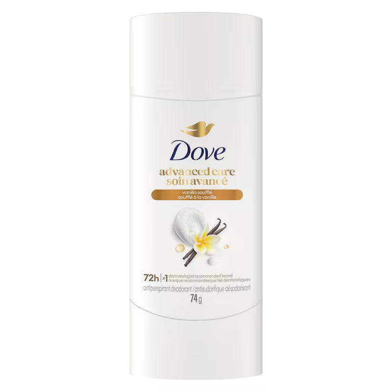 DOVE ANTIPERSPIRANT DEODORANT VANILLA SOUFFLE 74G