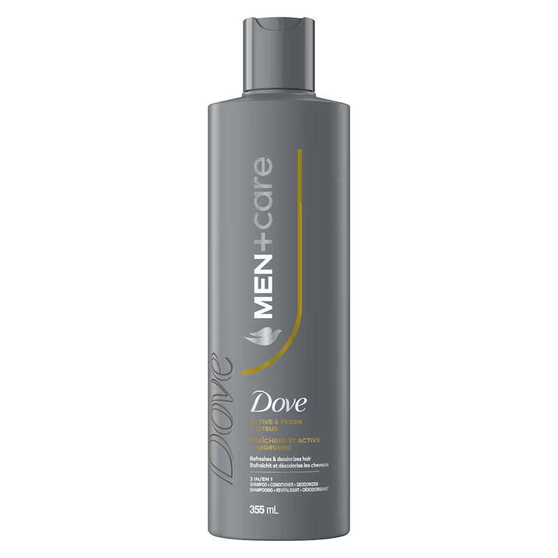 DOVE MEN+CARE SHP 3IN1 ACTIVE FRESH 355ML