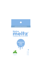 NUTRAMELTZ   Melatonin Max - 10mg 60tab