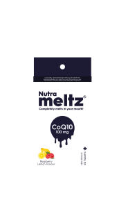 NUTRAMELTZ   CoQ10 - 100mg 60tab