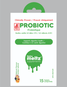NUTRAMELTZ DE111® Probiotic - 5 Billion CFU 12 x 15tab