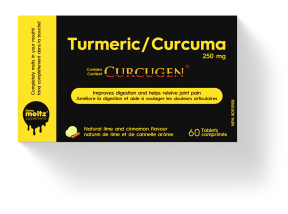NUTRAMELTZ   Curcugen® Turmeric - 250mg 60tab