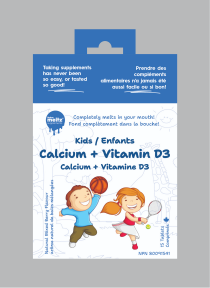 NUTRAMELTZ KIDS Calcium + Vitamin D3 12 x 15tab
