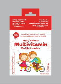 NUTRAMELTZ KIDS Multivitamin 12 x 15tab