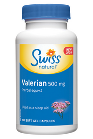 Swiss Natural Valerian 500mg Soft Gel Capsule 60caps