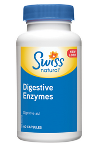 Swiss Natural Digestive Enzymes 500mg 60caps