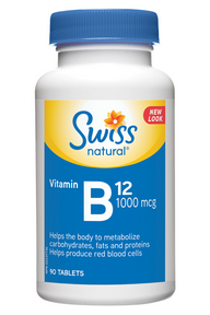 Swiss Natural Vitamin B12 1000mcg 90tab