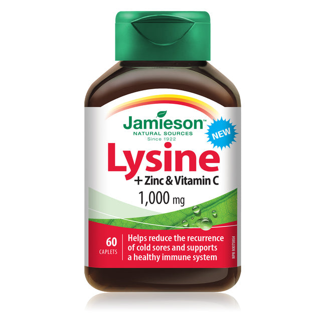 Jamieson JMS Lysine+Zinc & Vitamin C 60's 60