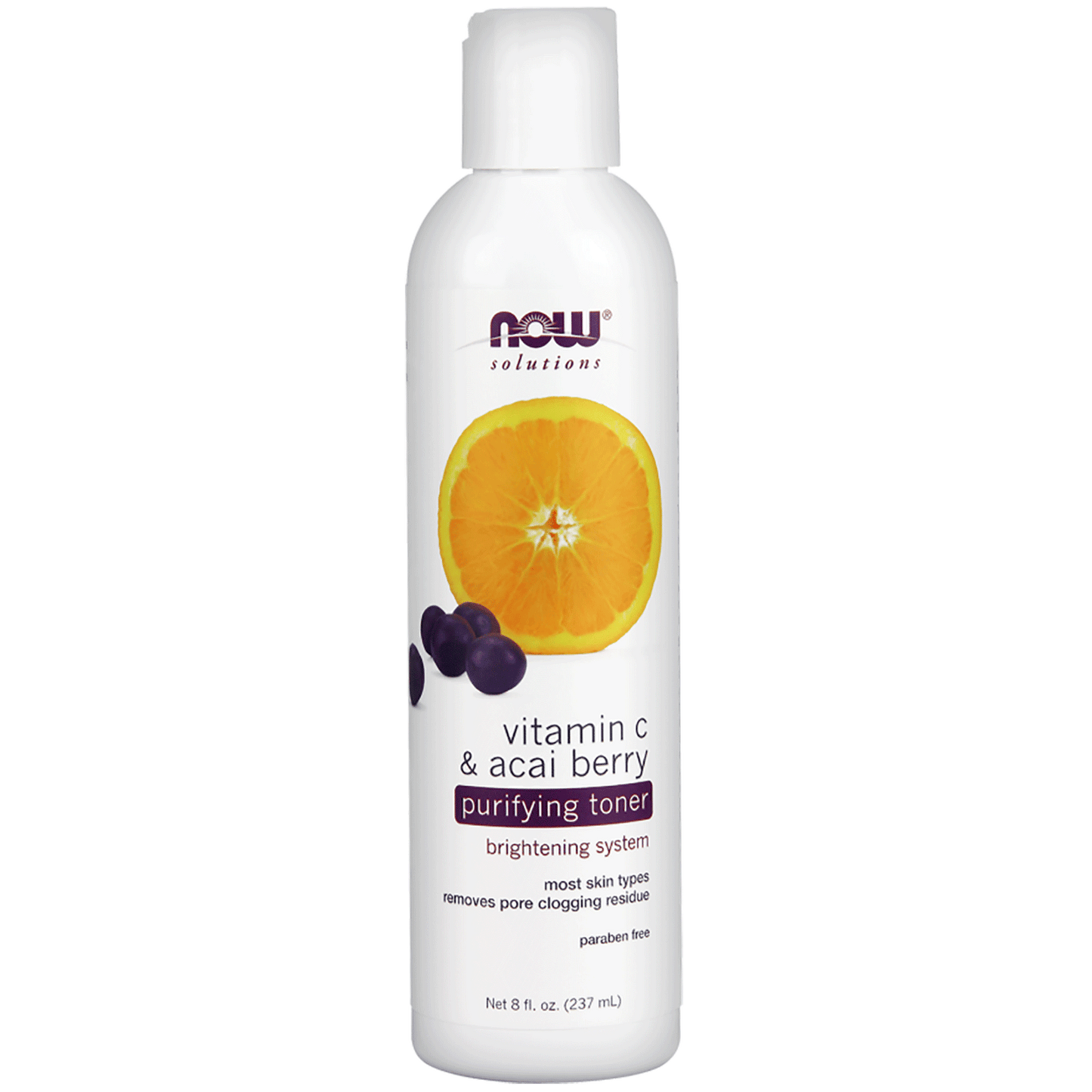 NOW Vitamin C & Acai Purifying Toner 237mL