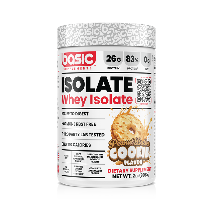 Basic Supplements - Basic Isolate Peanut Butter Cookie 2 lbs