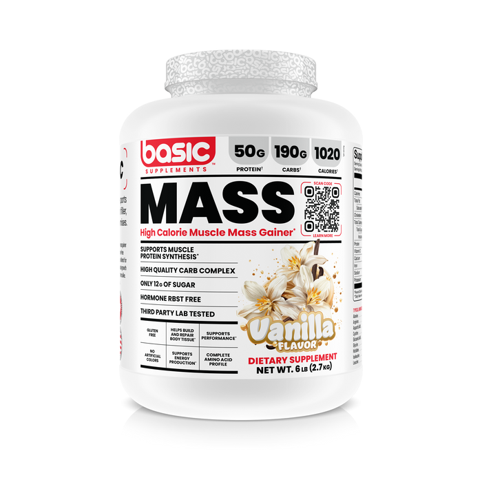 Basic Supplements - Basic Mass Gainer Vanilla 6 lbs