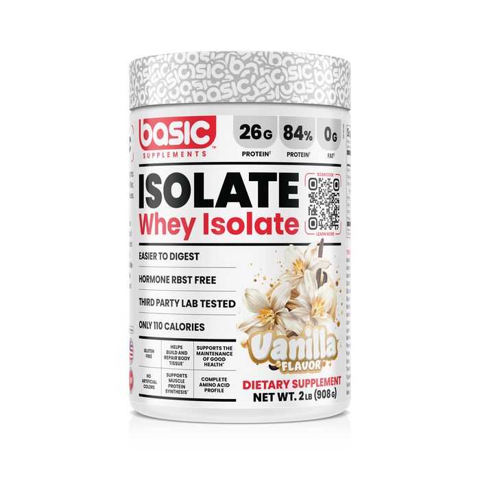 Basic Supplements - Basic Isolate Vanilla 2 lbs