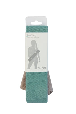 RUMI EARTH   Boa Sling Yoga Mat Carrier - Peacock