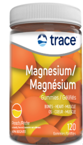 Trace Minerals Research US   Magnesium Gummies - Peach 120ct