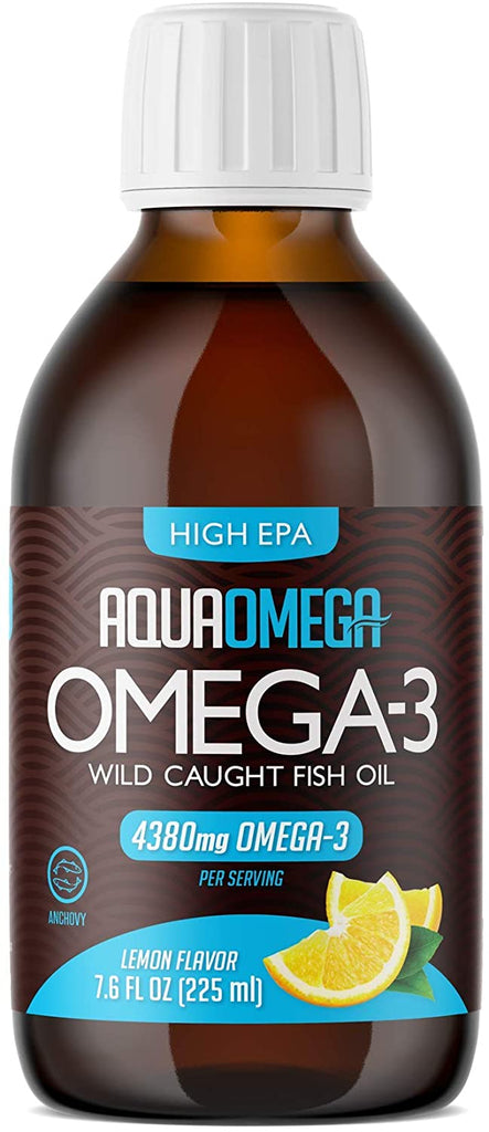 AQUAOMEGA    High EPA Fish Oil Omega3    AQUAOMEGA    High EPA Fish Oil Omega3    5X High EPA Lemon 225mL